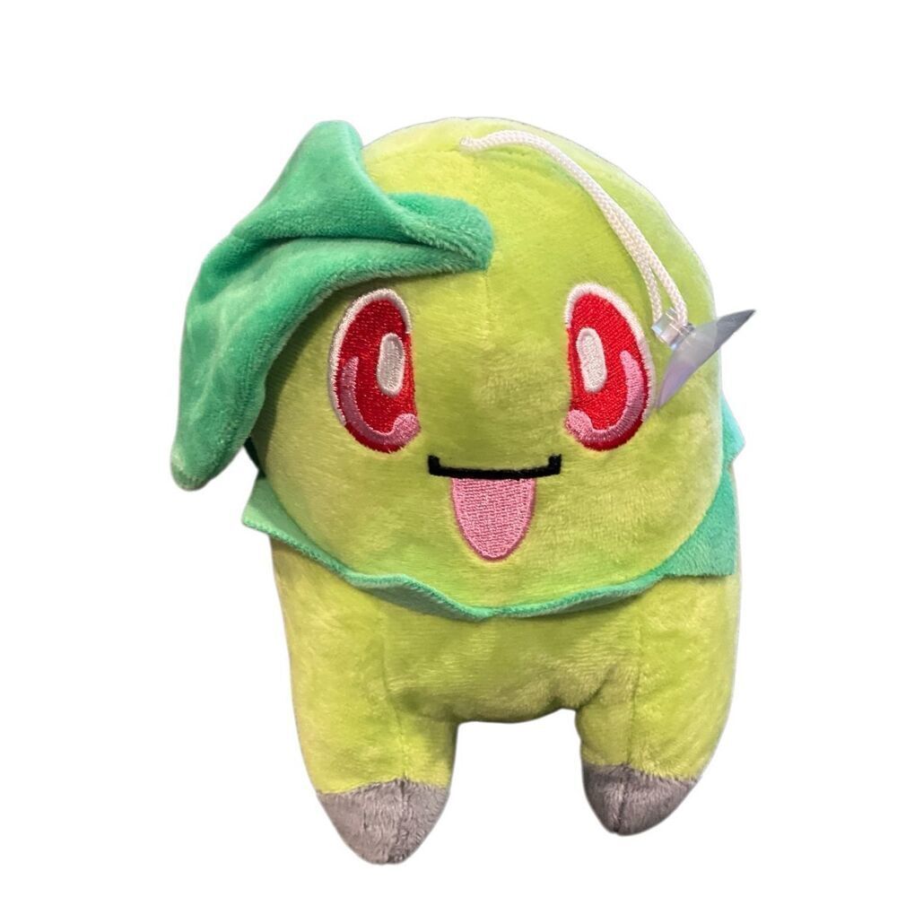 Pokemon Chikorita Plush 6" inches Pokémon Toy PLUSH with Suction Cup